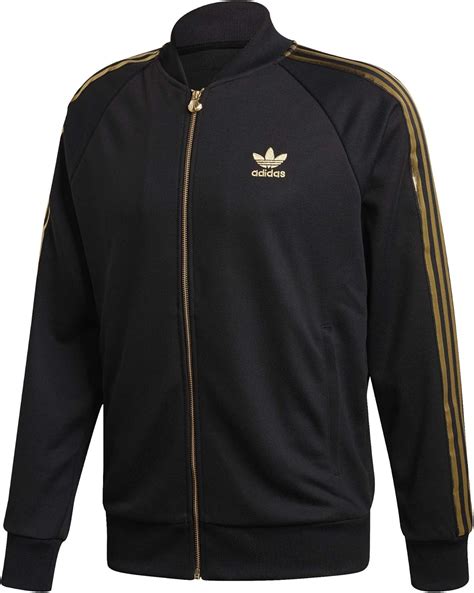 adidas jacke schwarz gold beidseitig|adidas Schwarz .